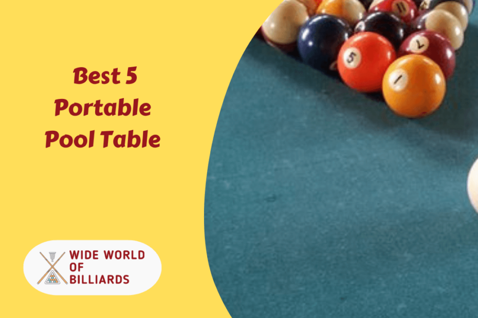 Buying guide for best 5 portable pool table