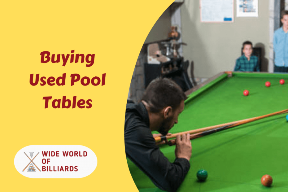 Buying Used Pool Tables