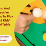 5 Fun And Creative Games To Play On A Kids' Pool Table
